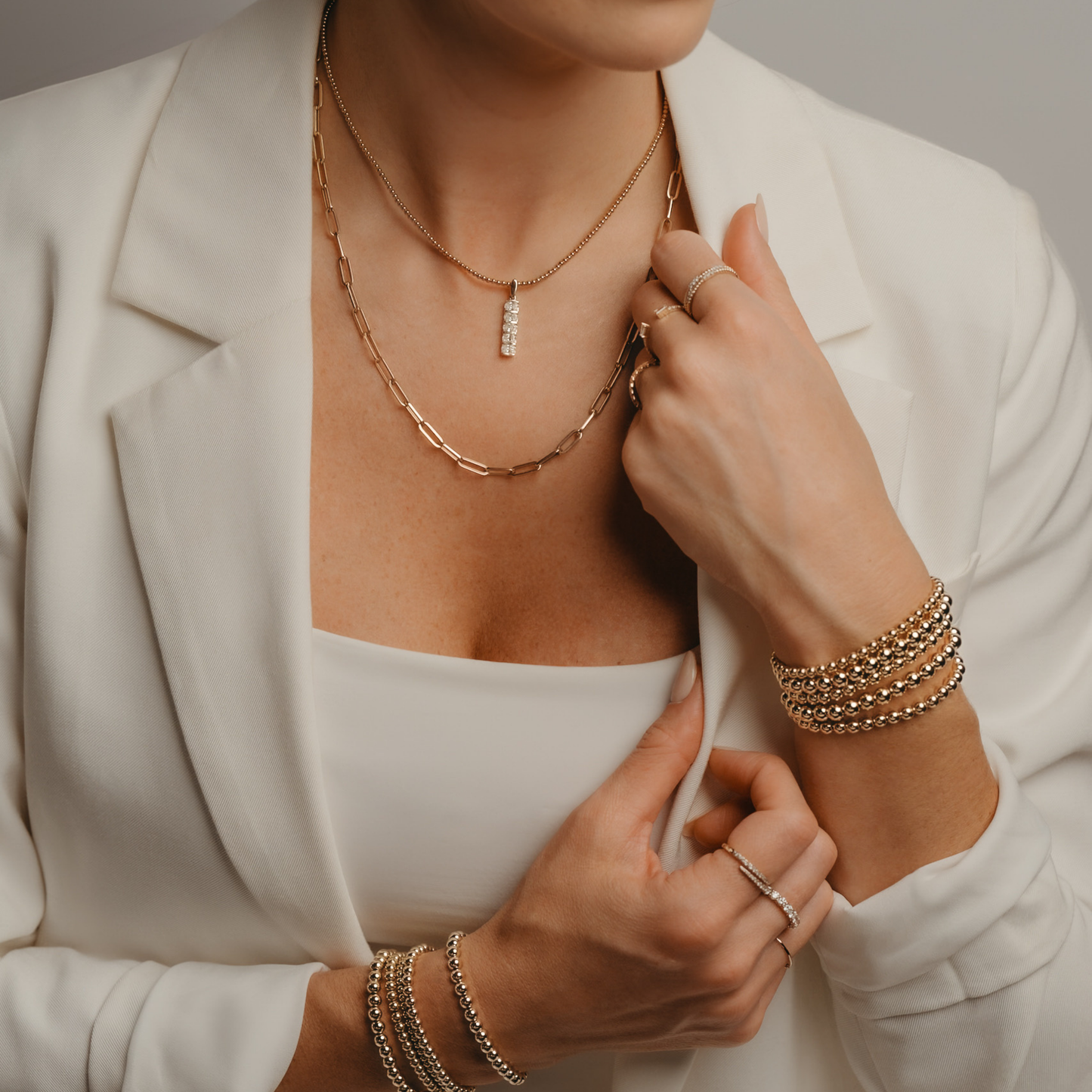 4mm Gold LustraFlex™ Bracelet