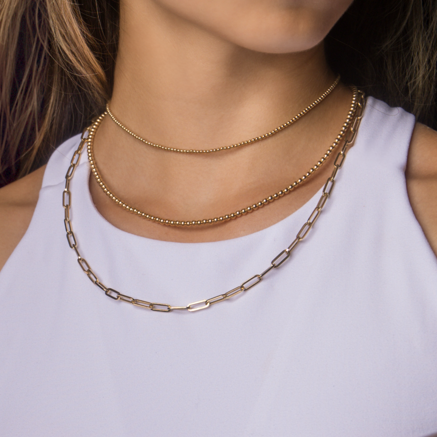 3mm Gold Necklace