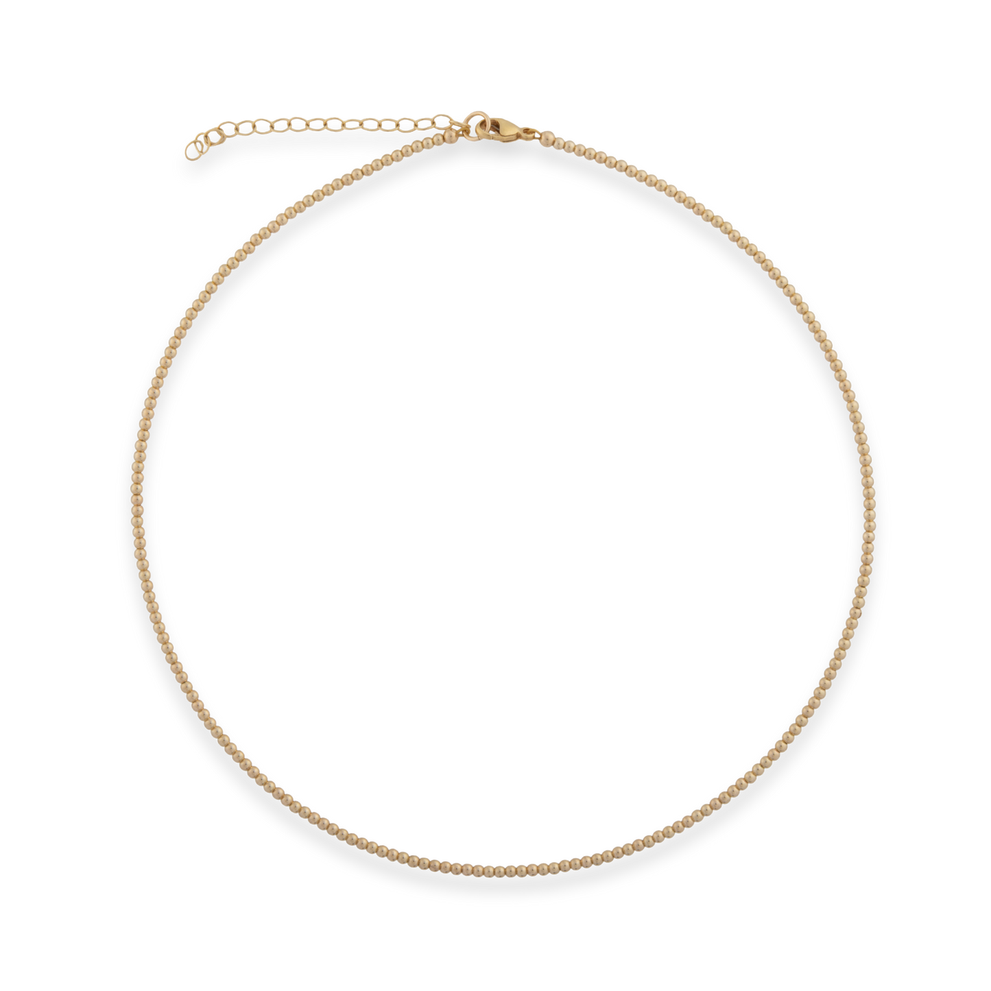 2mm Gold Necklace