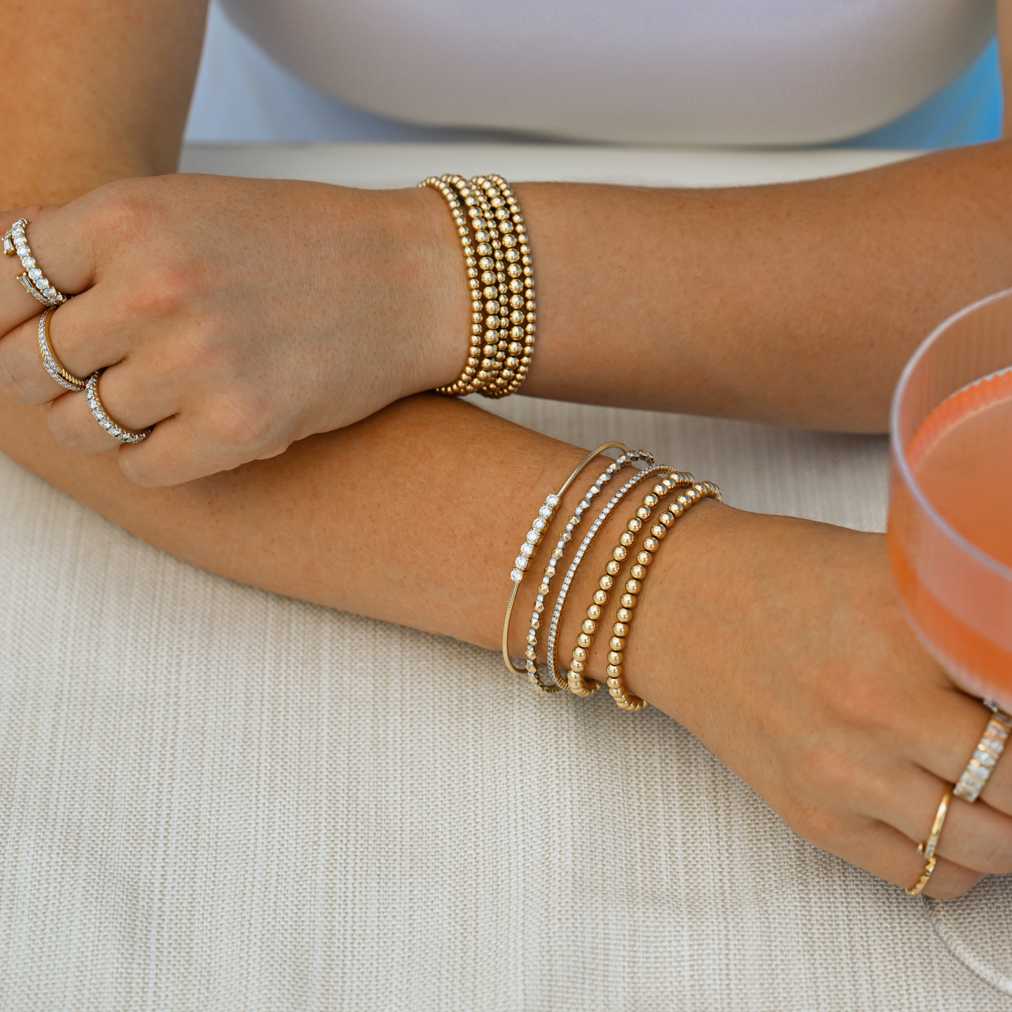4mm Gold LustraFlex™ Bracelet