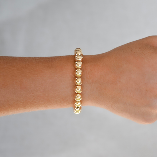 8mm Gold LustraFlex™ Bracelet