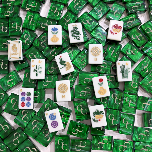 Gold Club Mahjong Tiles