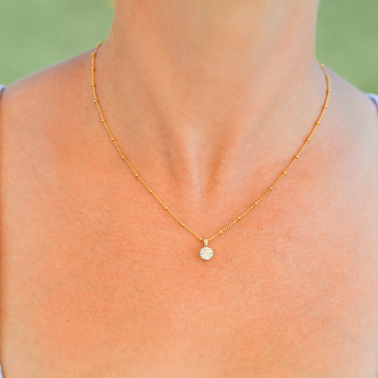 Diamond Solitaire Pendant