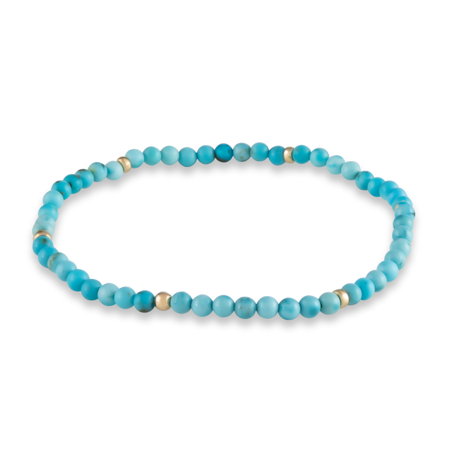 Rendering of the Turquoise & Sun bracelet with vibrant turquoise stones and gold-filled accents, from the GOLD CLUB by Shannon Hudson collection.