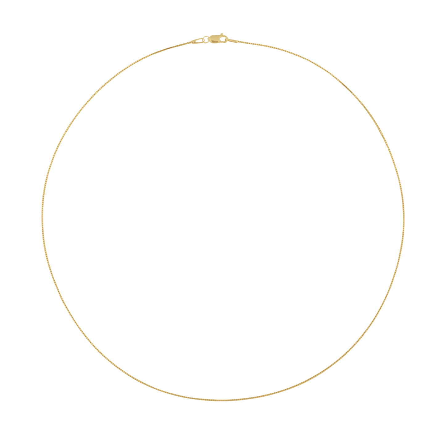14k Solid Gold Box Chain from Gold Club Jewelry House