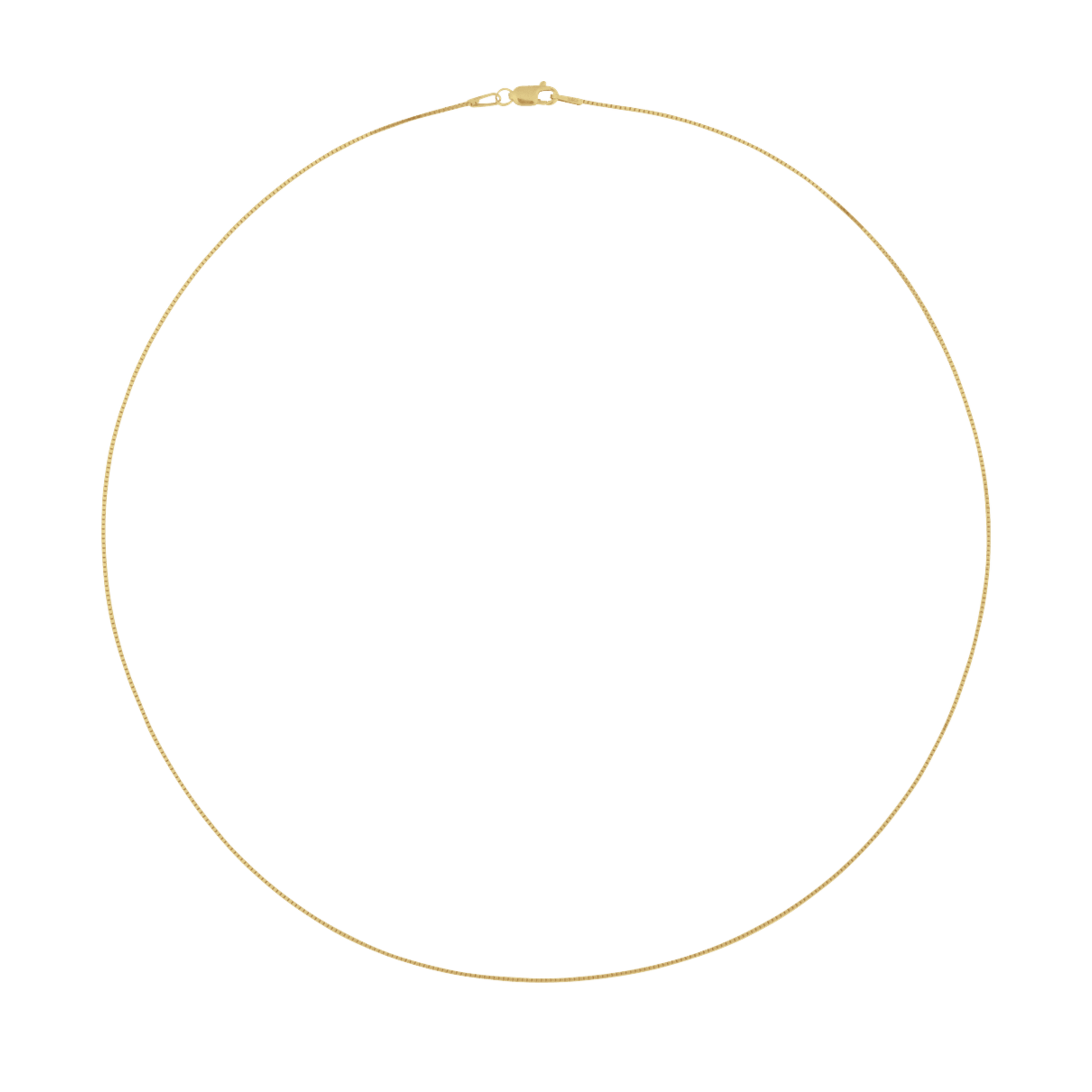 14k Solid Gold Box Chain from Gold Club Jewelry House