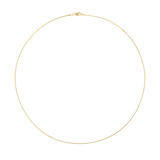 14k Solid Gold Box Chain from Gold Club Jewelry House