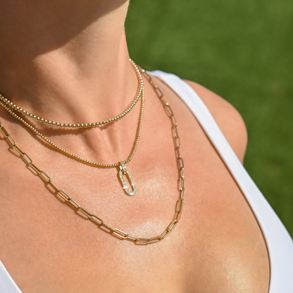 Diamond Loop Pendant