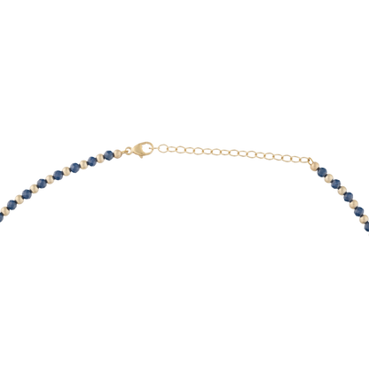 Blue Zircon Necklace