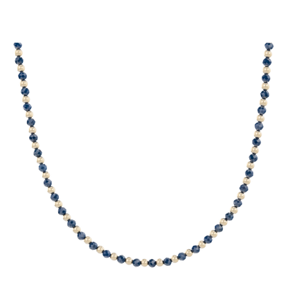 Blue Zircon Necklace