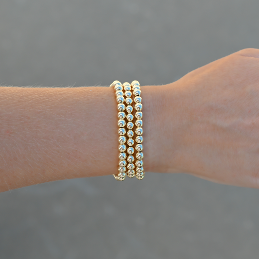 Gold Club by Shannon Hudson bracelet stack 