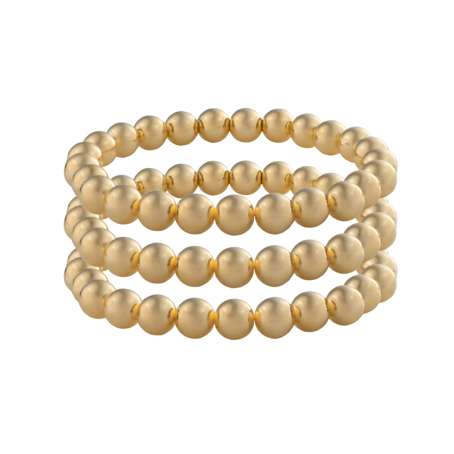 three LustraFlex™ bracelets by Gold Club with transparent background