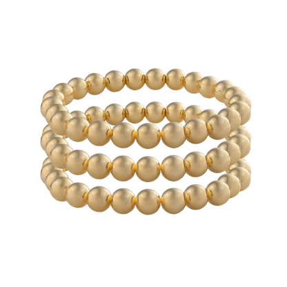 three LustraFlex™ bracelets by Gold Club with transparent background