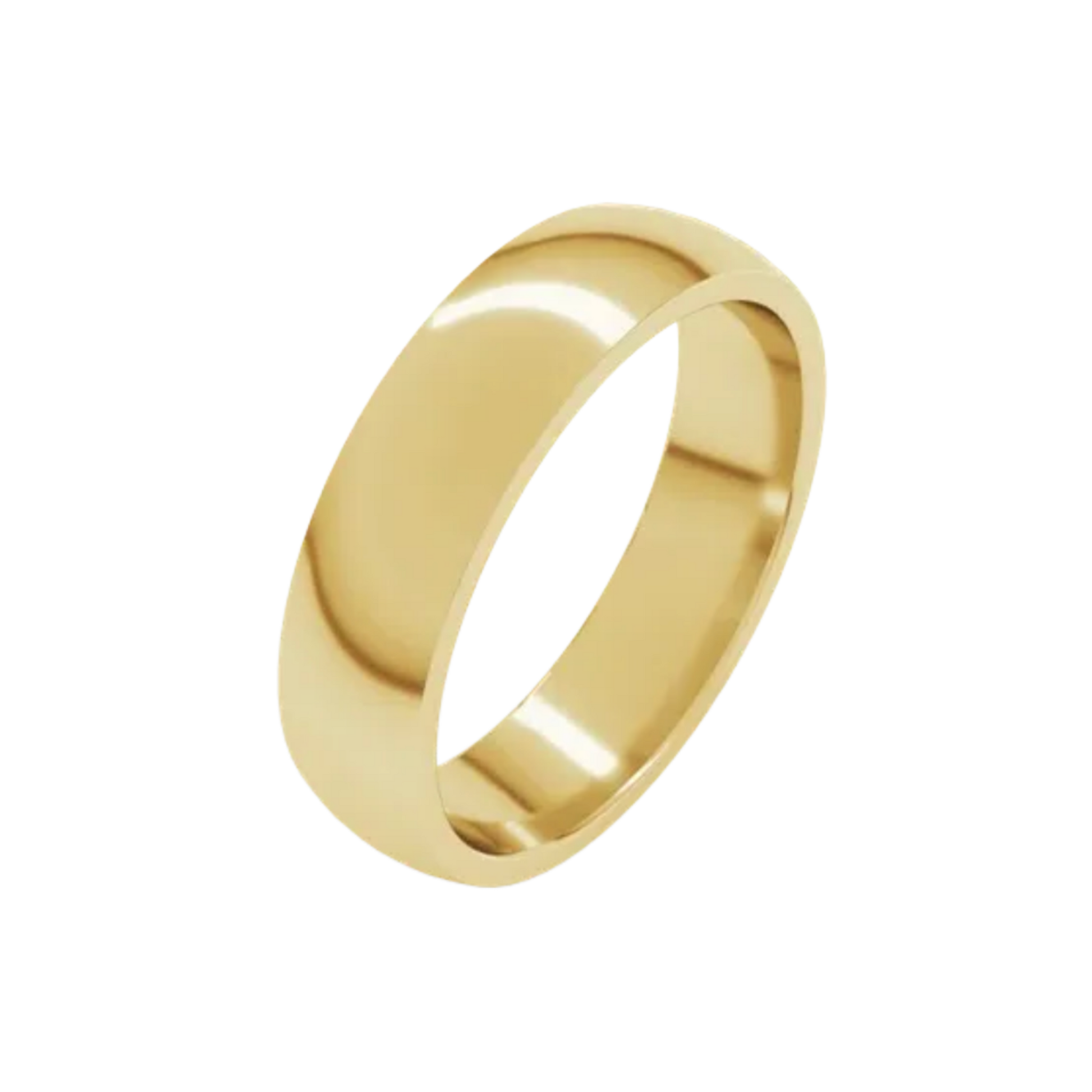 Gold Club Jewelry House Custom Men's Wedding Band 5mm 14k solid gold polished