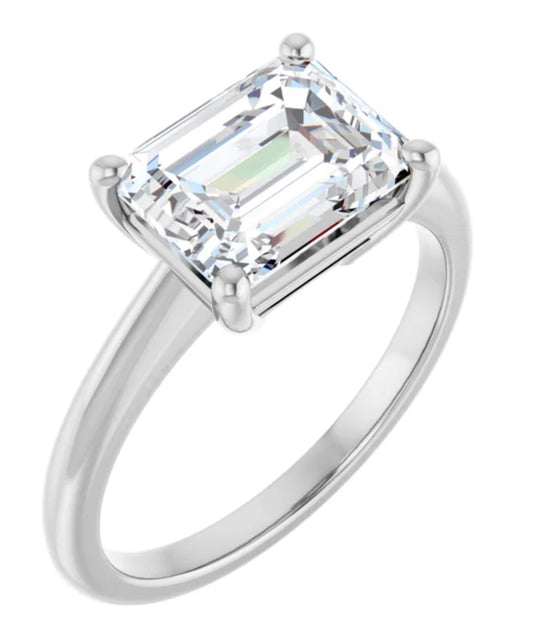 Platinum Solitaire Engagement Ring