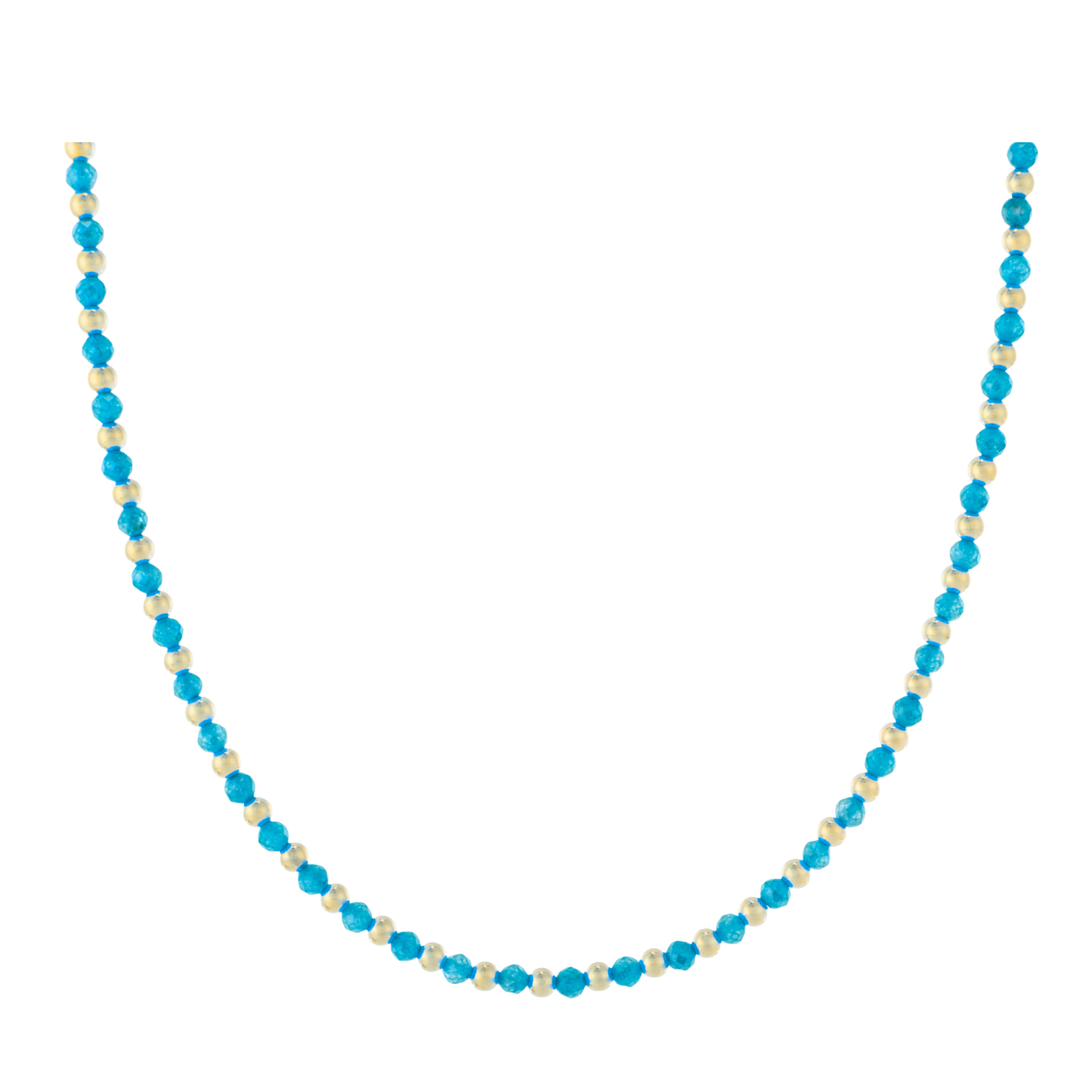 Light Blue (Aqua) Zircon necklace