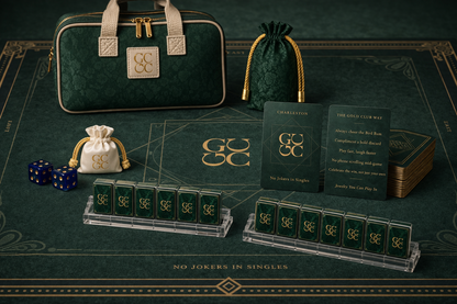 Gold Club Jewelry House Luxury Mahjong Set