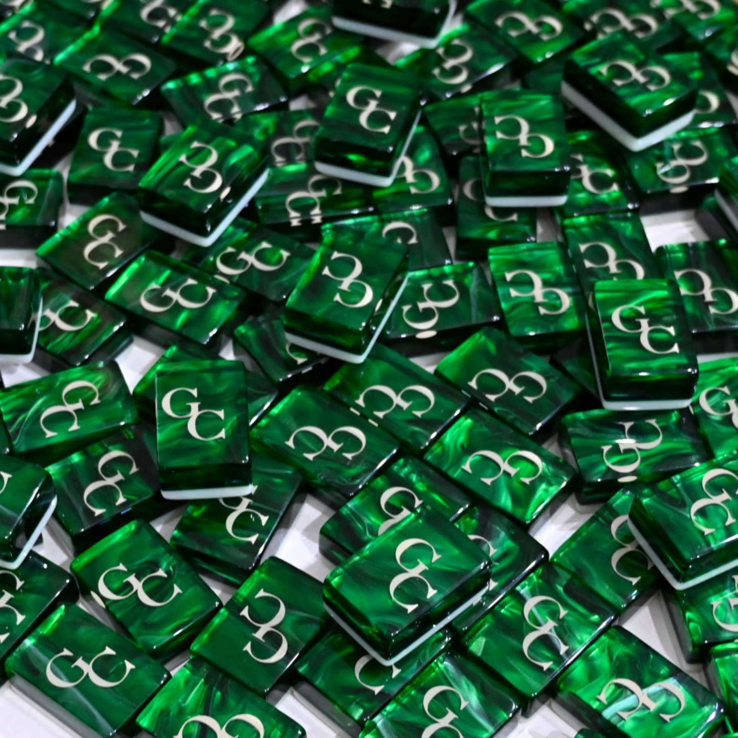 Gold Club Mahjong Tiles