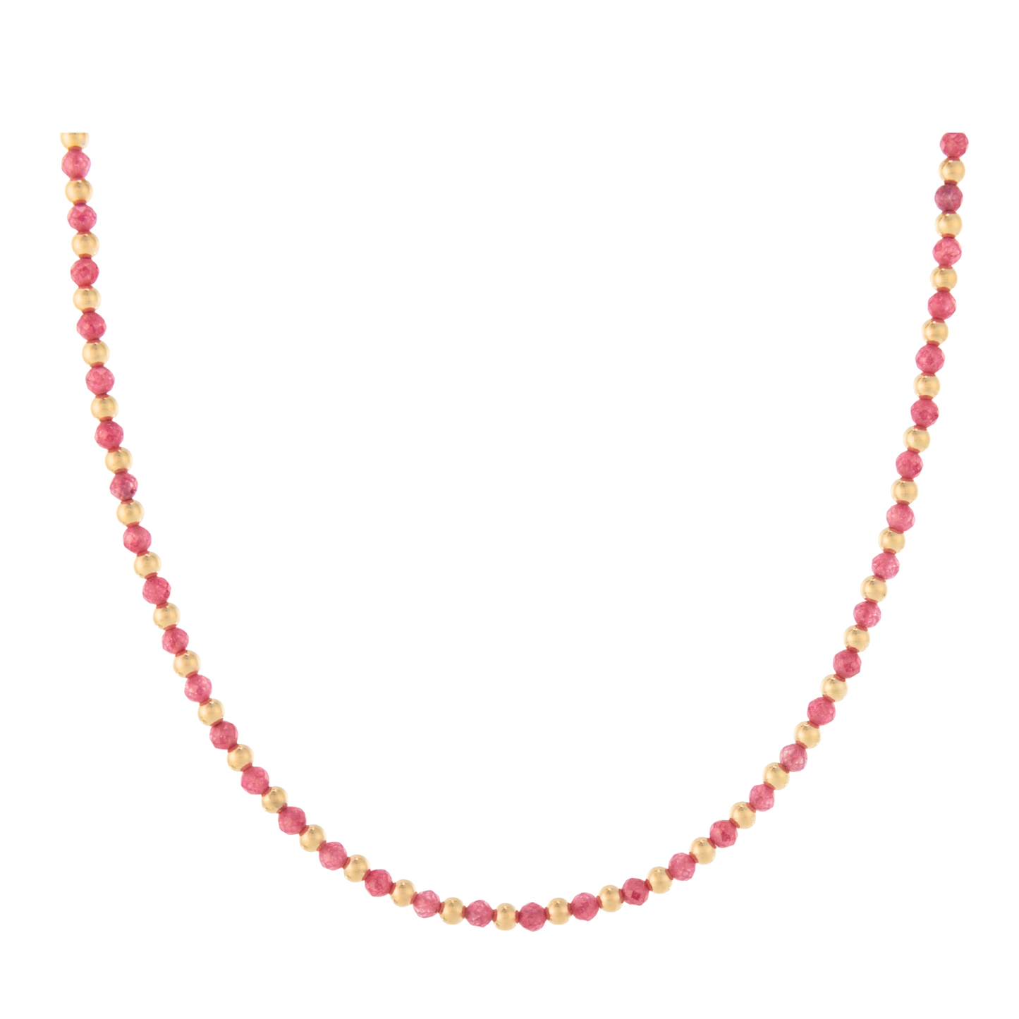 Pink Zircon Necklace