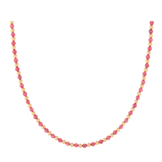 Pink Zircon Necklace