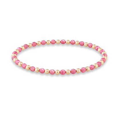 Pink Zircon and gold bracelet from Gold Club Jewelry House