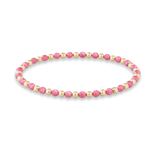 Pink Zircon and gold bracelet from Gold Club Jewelry House