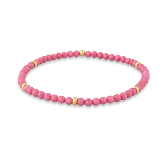 Pink Zircon and gold bracelet from Gold Club Jewelry House