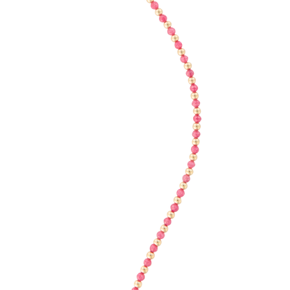 Pink Zircon and gold necklace from Gold Club by Shannon Hudson