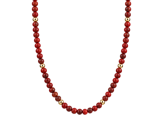 Red Agate Gold Filled