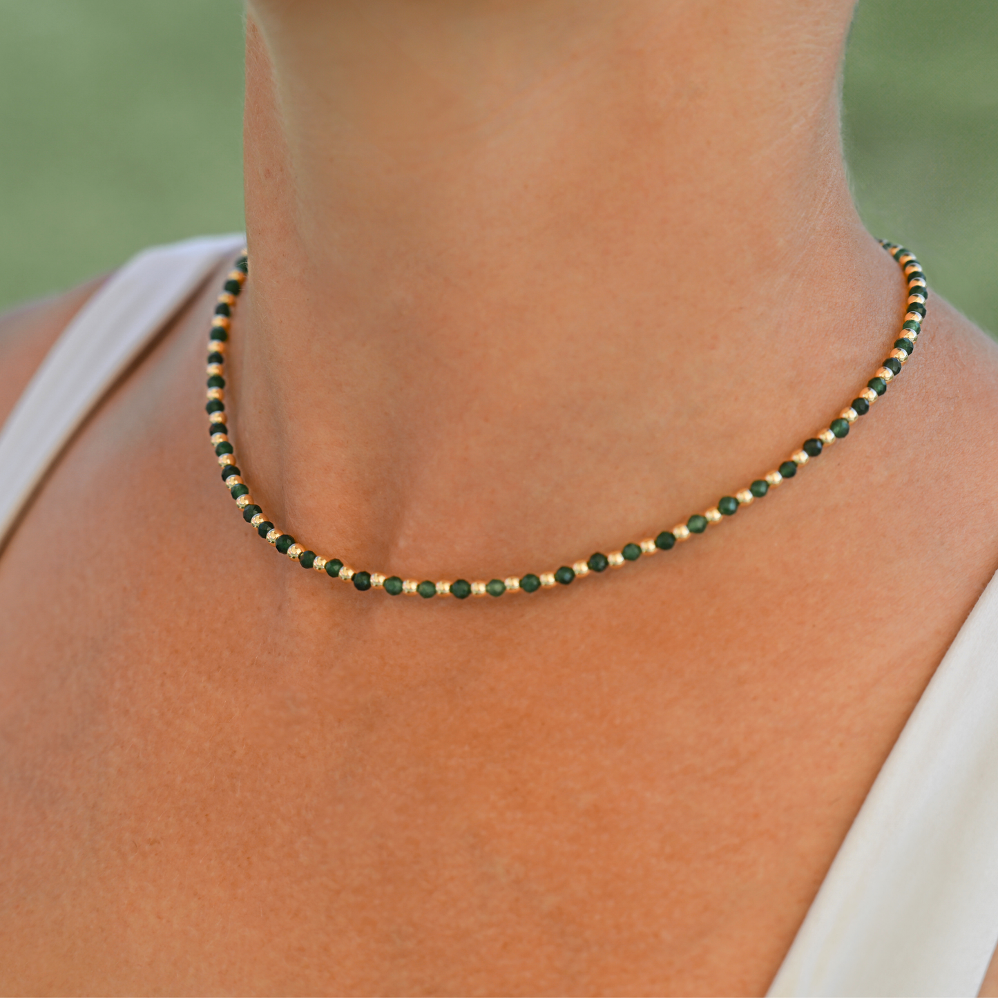 Green Sandstone Necklace