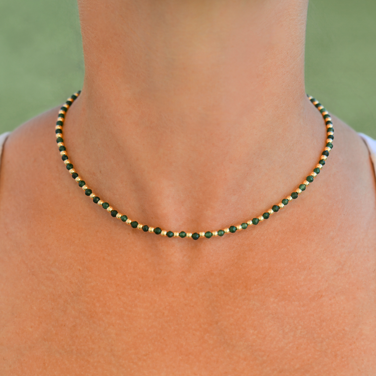 Green Sandstone Necklace