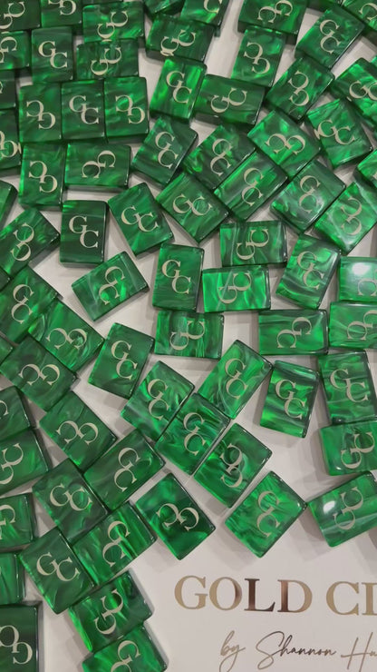 Gold Club Mahjong Tiles