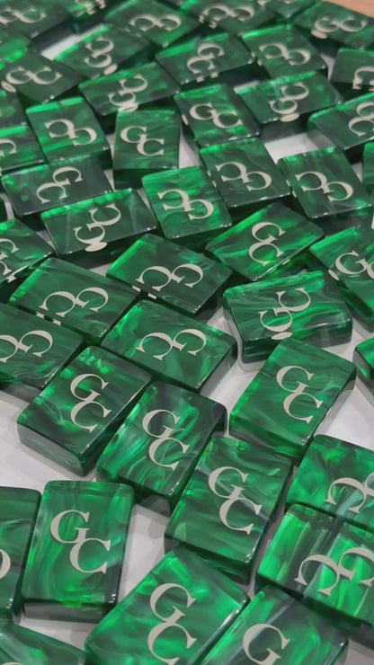 Gold Club Mahjong Tiles