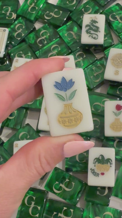 Gold Club Mahjong Tiles